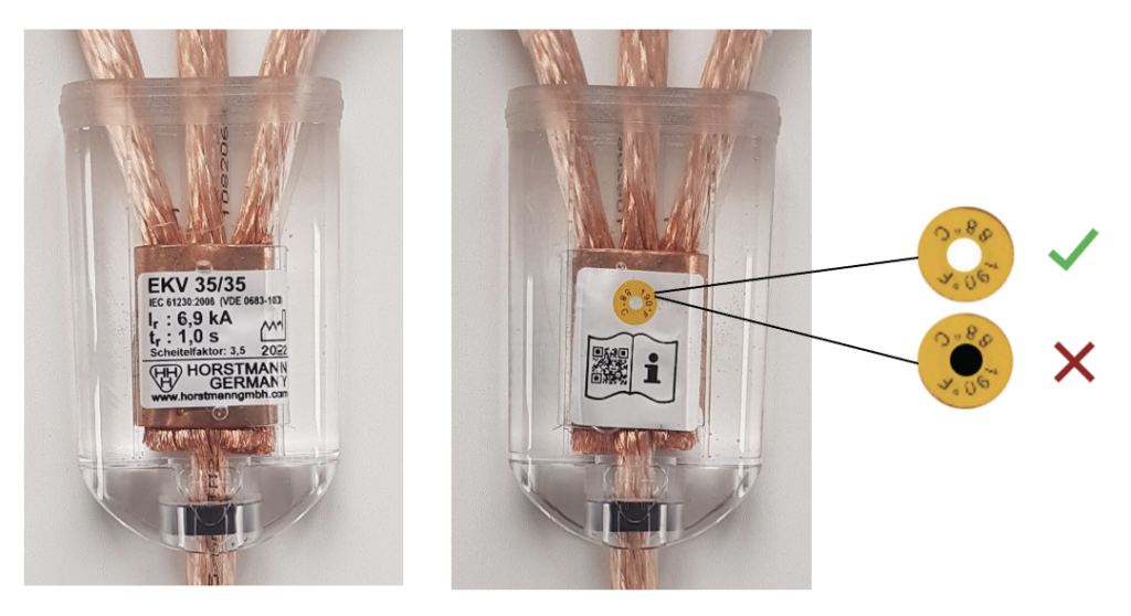 Temperatursensor einer