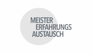 Logo Meistererfahrungsaustausch in Grautönen