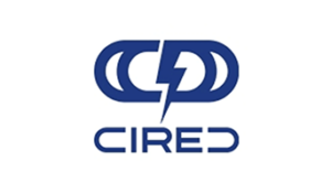 Logo der Veranstaltung Cired mit blauem Schriftzug auf weißen Hintergrund