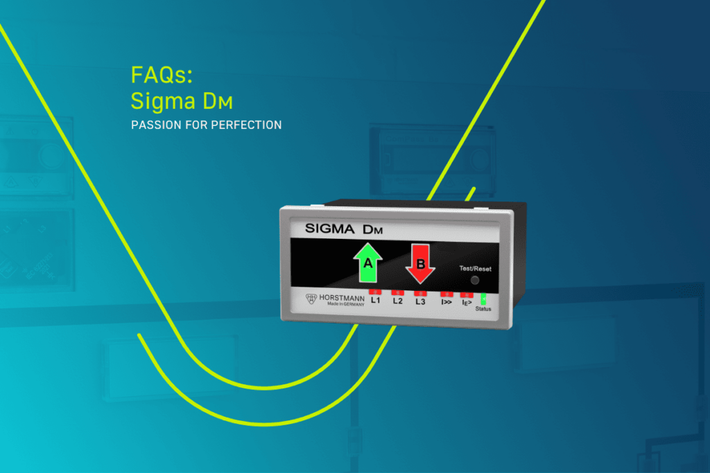 Kurz- und Erdschlussanzeiger Sigma DM mit Netzmonitoringfunktion und LED Display
