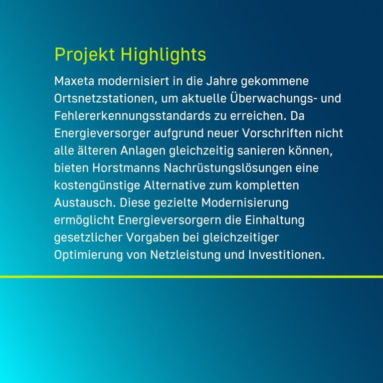 Vorstellung des Partners Maxeta mit Text über Produkt Highlights