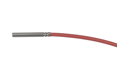 Kabelartiger Temperaturfühler mit silberner Kappe