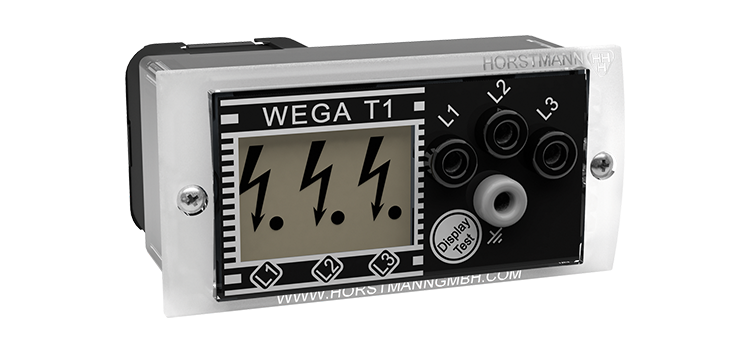 Integriertes Spannungsprüfsystem Wega T1 in einem Aufbaugehäuse