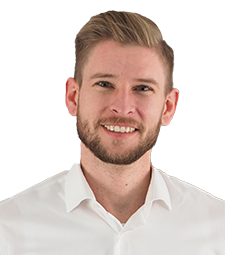 Portrait of Dominik Falk, employee in the internal sales department of Dipl.-Ing. H. Horstmann GmbH